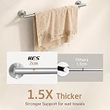 KES Towel Rail 50 cm SUS304 Stainless Brushed Wall Mount A2000S50B-2 view 4