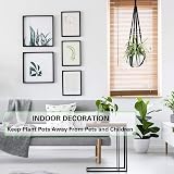 Augshy Macrame Hanging Planter 2 Pack 35 Inch Indoor Outdoor Decor view 5