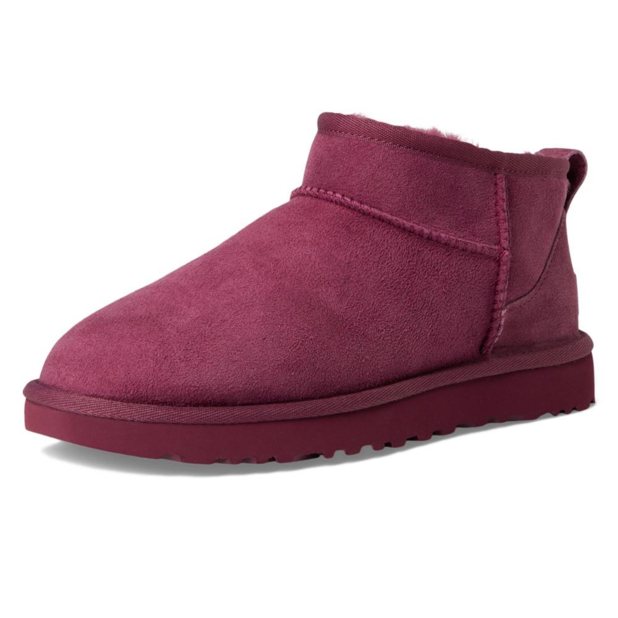 UGG Women's Classic Ultra Mini Boot, Burnt Magenta​, 6 Image