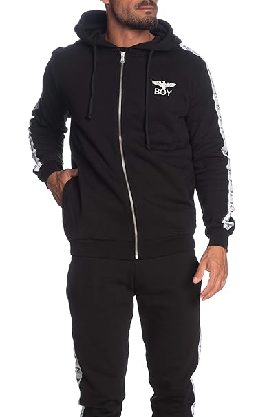 felpa boy london con zip