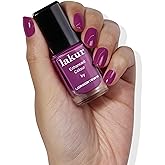 LONDONTOWN lakur Nail Polish - Chip-Resistant, Non-Toxic, Conditions & Hydrates Nails | Glossy Deep Ultraviolet Purple, Violet Hibiscus, .40 fl oz