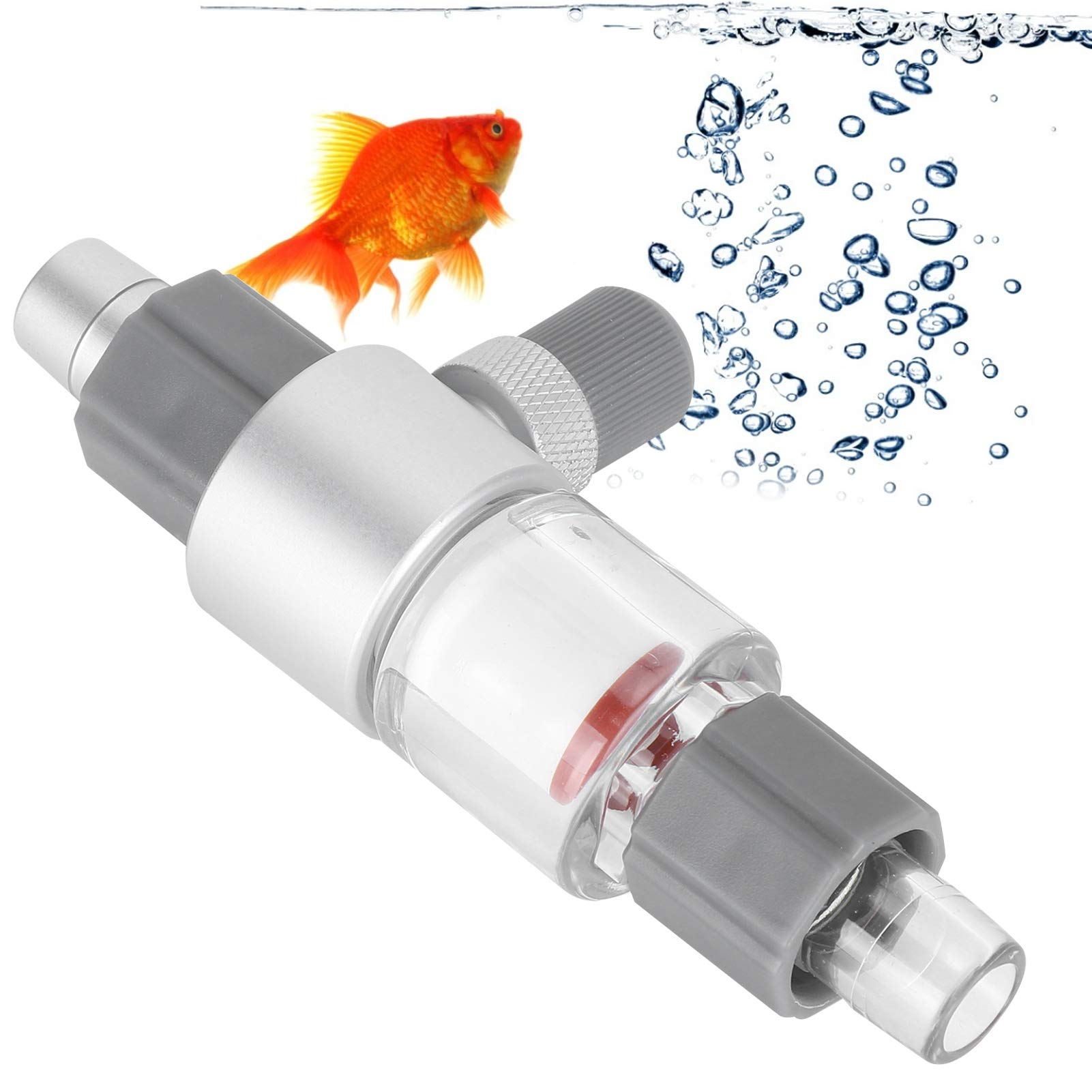 Aquarium CO2 Atomizer, Fish Tank Atomizer Outer‑Tank CO2 Diffuser CO2 Reactor Diffuser Fish Tank Accessory(M1 12/16mm)
