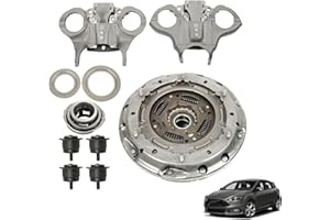 munirater 6DCT250, DPS6 Transmission Clutch Kit with Clutch Fork Kit Replacement for Focus 2012-2019, Replacement for B-MAX 2012-2019