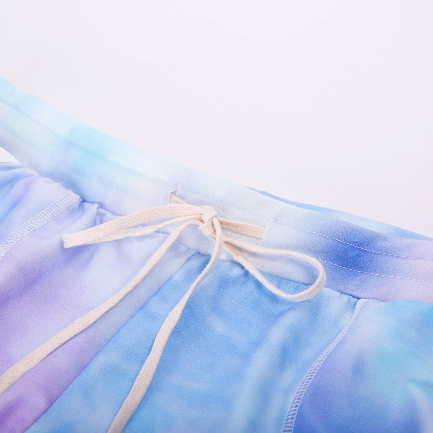 Maacie Maternity Tie-Dye Lounge Shorts Drawstring Waist Sleepwear Shorts at  Women’s Clothing store