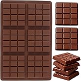 AIBOYA 6 Cavity Chocolate Bar Silicone Molds Break Apart Chocolate Mold For Candy Chocolate Cake Decoration