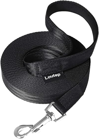 Loutep Training Lead for Dogs 3m 5m 10m 15m 20m 25m 30m Nylon Rope Leash