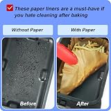 YQL Air Fryer Liners 100Pcs Perforated Parchment Paper AF300UK AF400UK view 5