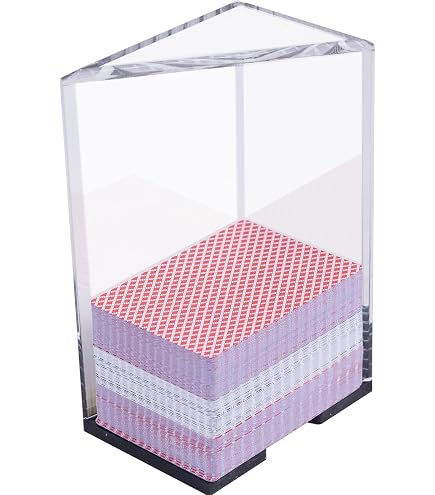 Amazon.com: 8 Deck Casino Grade Acrylic Discard Tray, Sturdy Clear
