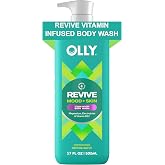 OLLY Revive Body Wash with Magnesium, Electrolytes &amp; Vitamin B12-17 oz | For dry skin, Helps illuminate and refine skin, With magnesium, Electrolytes &amp; Vitamin B12