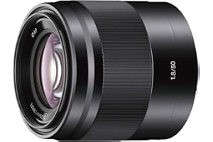 Sony - E 50mm F1.8 OSS Portrait Lens (SEL50F18/B), Black