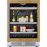 Avallon AWBC242PRGRH 24 Inch Wide 14 Bottle Capacity and 82 Can Capacity Panel Ready Wine and Beverage Cooler