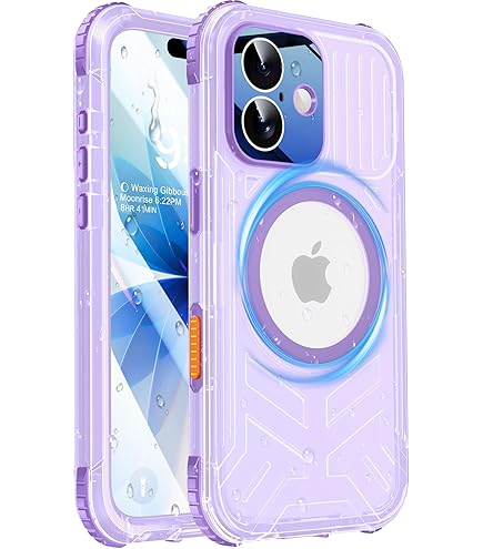 ENCASED For IPhone Air Waterproof Case With Camera Control Capture Button [IP-68] Full Body Protection With Built-in Screen Protector (Compatible With MagSafe) Clear - View #7