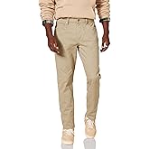 Amazon Essentials Men's Athletic-Fit Pants, 5-Pocket Stretch Twill Work, Big & Tall