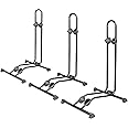 BikeHand Bike Floor Stand Parking Rack Stand - for 24"-29" Mountain MTB & Road Bikes Bicycles Indoor Outdoor Garage Storage - Classic New Version for 3 Bikes