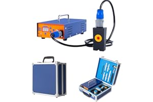 GOSHET Car Paintless Dent Box Repair, 1380W Suitcase Tool Magnetic Induction Auto Body Removal Machine Pro PDR Induction Heater Machine Kit Portable Suitable for Auto Repair Shops, Repairing at Home