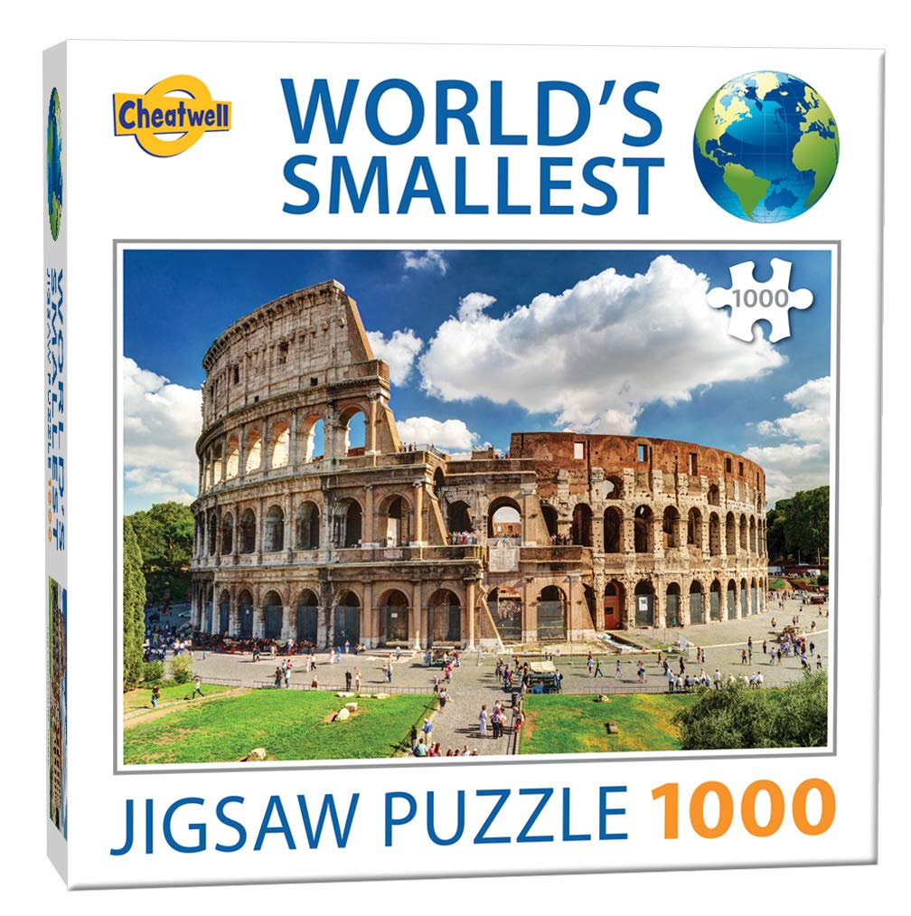 Cheatwell Games 13138 Puzzle World's Smallest 1000 Piece Jigsaw Colosseum — image 1