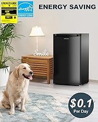 Upstreman 3.2 Cu.Ft Mini Fridge with