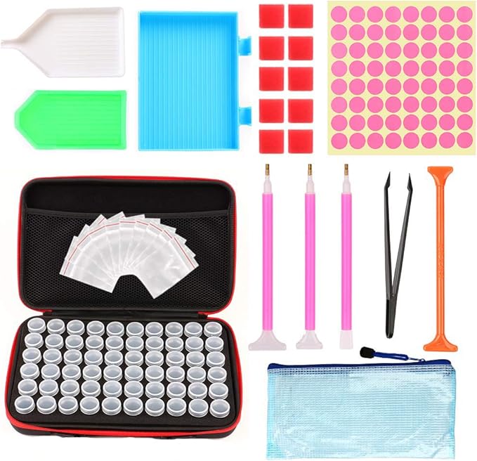 Diamond Painting Organizer Diamant Stickerei Sortierbox in Stabiler