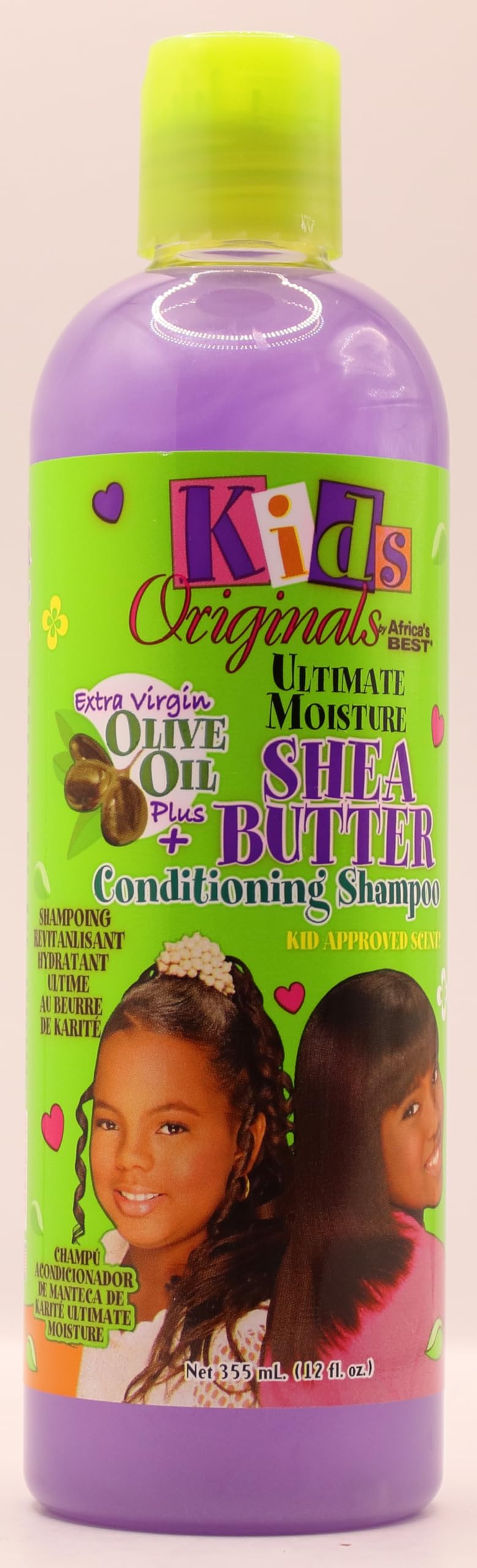 3x Africa's best kids organic shea butter conditioning shampoo 355 ml (total - 1065 ml)