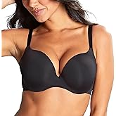 Panache Women's Underwire 365 Smooth & Seamless Plunge T-Shirt Bra | Deep V, No-Show Bra, Supportive & Comfortable Fit