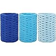 Amazon.com: Whaline 984Ft Gradient Blue Raffia Ribbons Blue Series ...