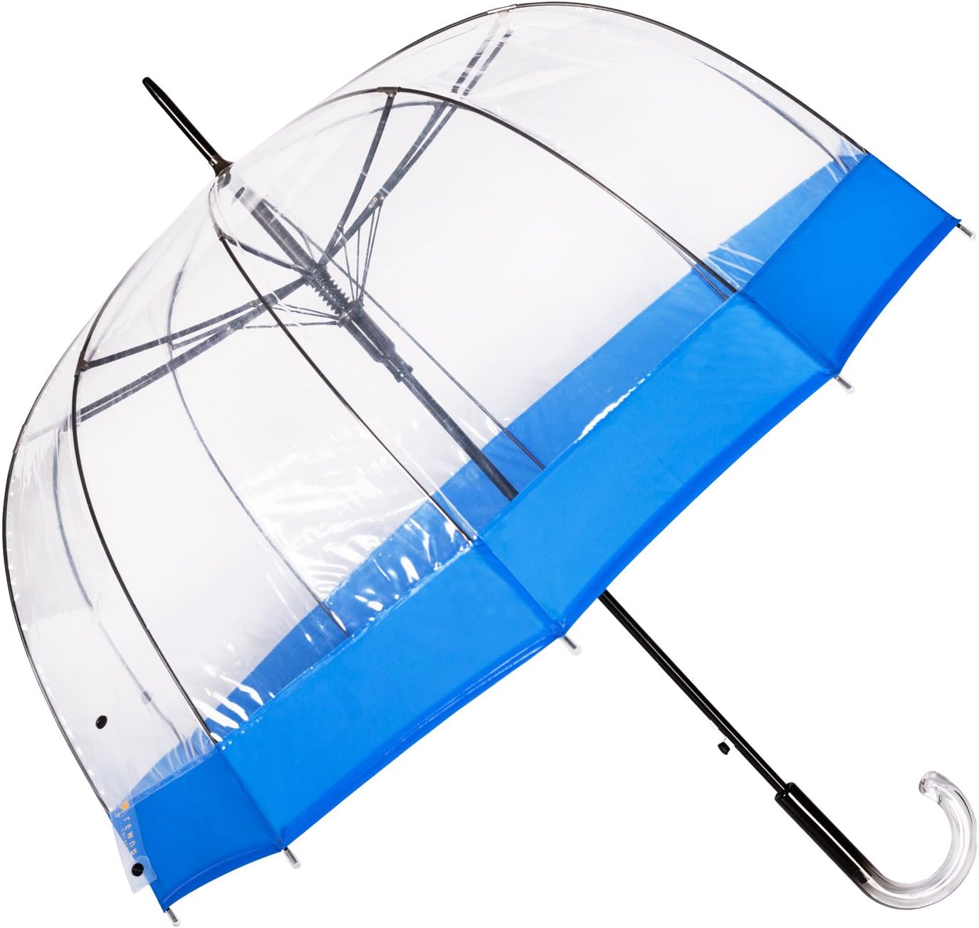 Ombrello Trasparente con Forma di Cupola e Antivento GOLDEN LEMUR