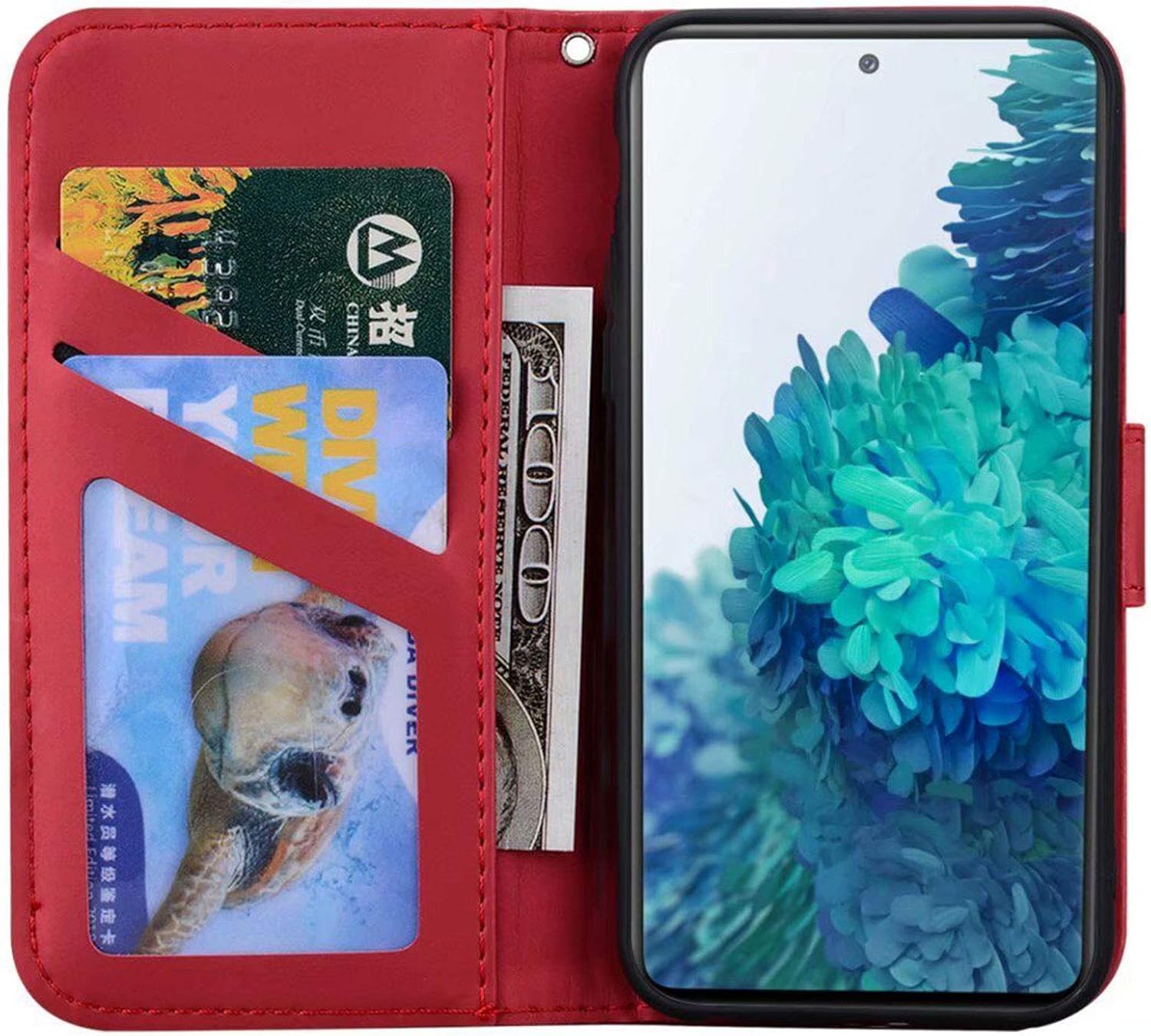Aisenth Flip Case for Samsung Galaxy S20 FE 5G Case with Card Holder - Image 4