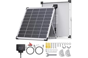 30W 12V Solar Battery Charger, Boat Solar Battery Maintainer with Smart Chargering Controller, Callsun Waterproof 360°Adjustable Mount Bracket Solar Trickle Charger for Boat Lawn Mower Dump Trailer