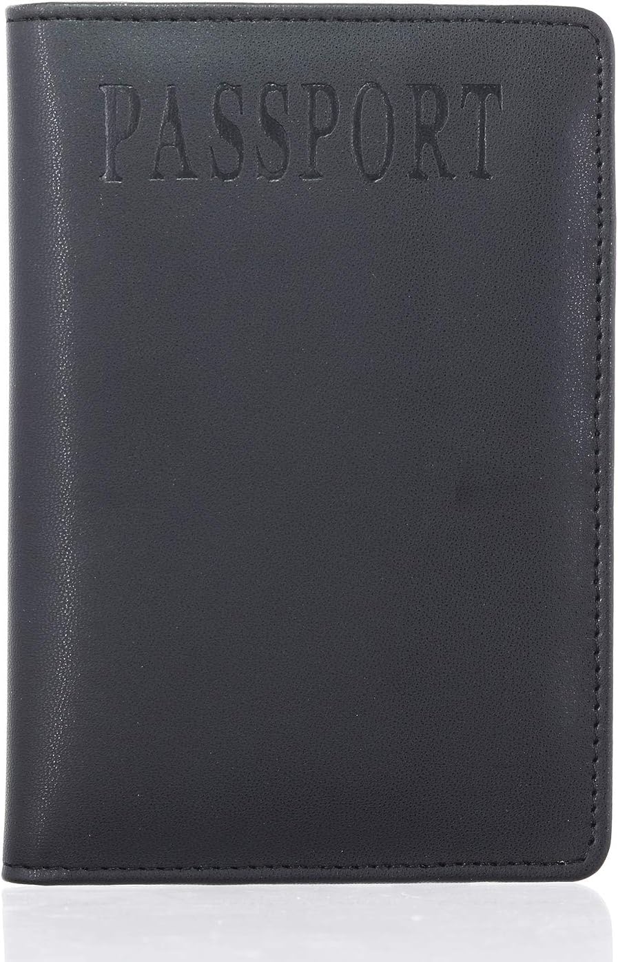 CLUB ALPHA Travel Wallet & Faux Leather Passport Holder Cover RFID Blocking Travel Wallet, Leather Card Case, Travel Document Organizer Case