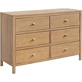 Soho Baby Everlee 6 Drawer Dresser, Honey Wood