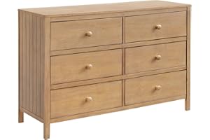 Soho Baby Everlee 6 Drawer Dresser, Honey Wood