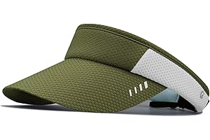 Clakllie UPF 50+ Sun Visor for Women UV Protection Visors Breathable Golf Tennis Hats Adjustable Beach Hat Summer Running Hat