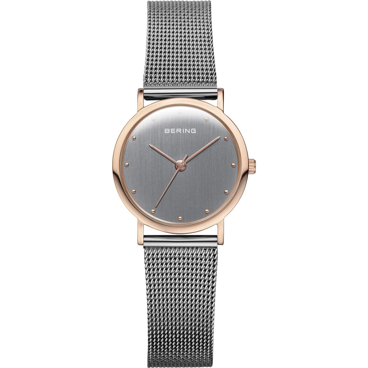 BERING Women Analog Quartz Classic Collection Watch with stainless steel Strap and Sapphire Crystal 13426-369