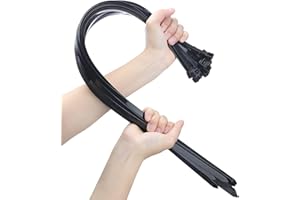 DOTER 26 Inches Large Zip Ties Heavy Duty 30 Packs - Max Load 200 LBS, Work Temp 5 ℉ - 176 ℉ - Long Durable Adjustable Nylon Wire Ties for Both Indoor and Outdoor