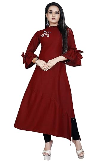 Womens Rayon Regular Kurta