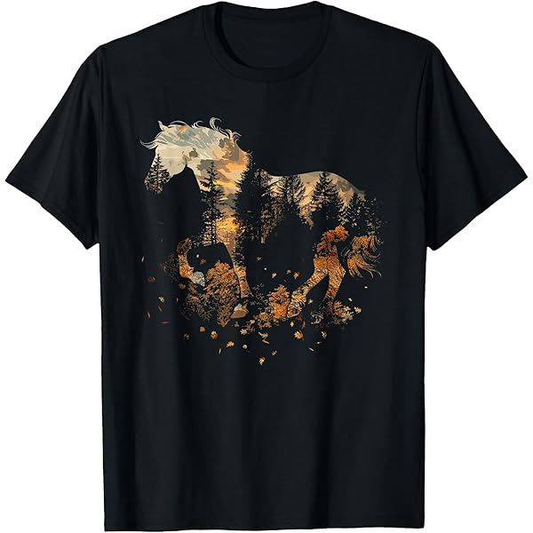 トップス house on the hill L/S Tee (Brown Horse) The Mountain Find 15 Horses Equine Appaloosa Paint T-Shirt Adult