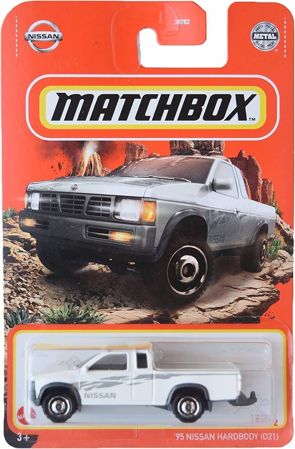 Hot Wheels Matchbox '95 Nissan Hardbody (D21) - Nissan Hardbody - White 17/102