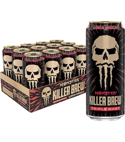 コーヒー Monster Amazon.com : Monster Energy Killer Brew Mean Bean, 15 Fl Oz | Pack