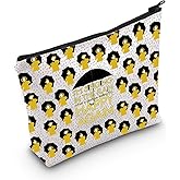 MEIKIUP Rain Musical Makeup Bag Sing In The Rain Zipper Pouch Song Lyric Lover Gift Musical Theater Merchandise (rai bag)