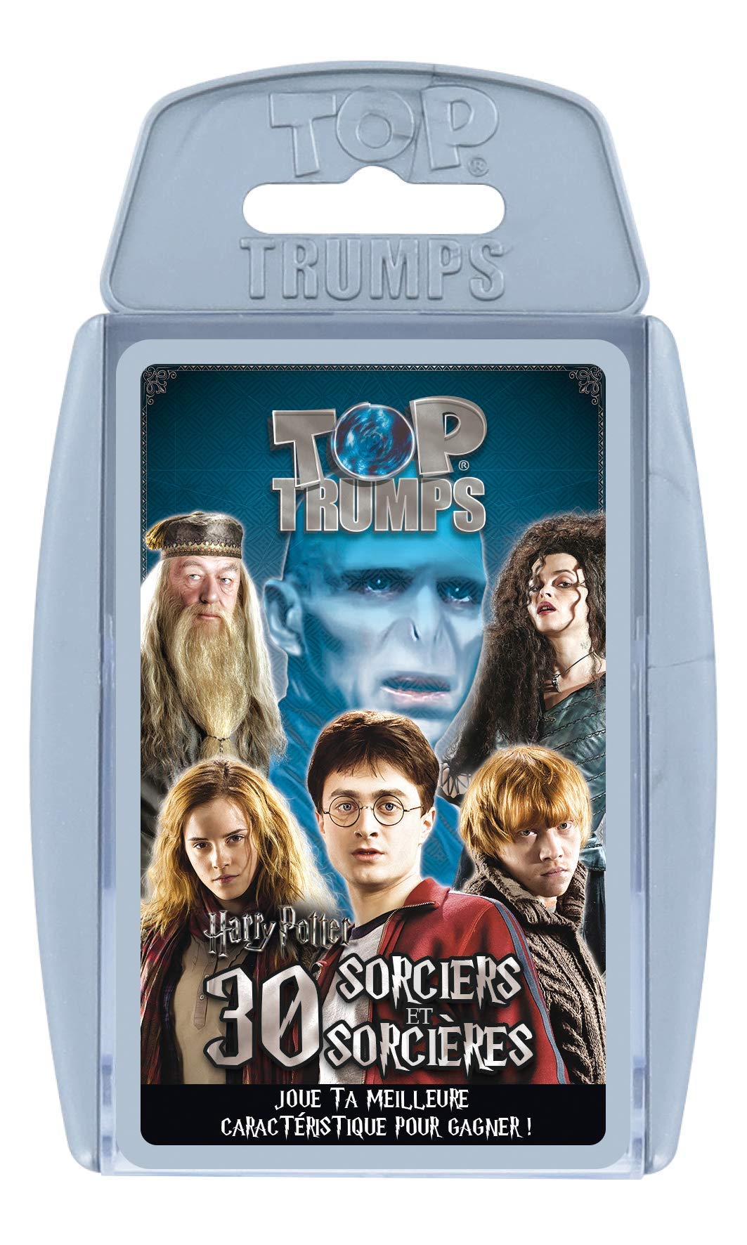 Winning Moves - Top Trumps Harry Potter - Card Games - Board Game - Battle Game - Travel Game - From 2 to 6 Players - Ages 6 and Up - French Version