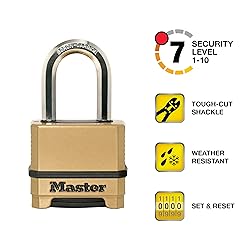 Master Lock Combination Lock, Heavy Duty