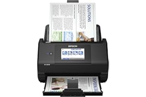 Epson Workforce ES-580W Wireless Color Duplex Desktop Document Scanner for PC and Mac with 100-sheet Auto Document Feeder (AD