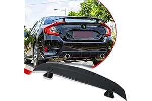 KKoneAuto 46Inch Universal Rear Spoiler, GT Style ABS Racing Spoiler Wing Lightweight, Matte Black Rear Trunk Spoiler Wing Lid Tail Deck