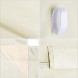 Flexzion Replacement Canopy for Outdoor Swing 66 x 45 White UV Weatherproof view 8