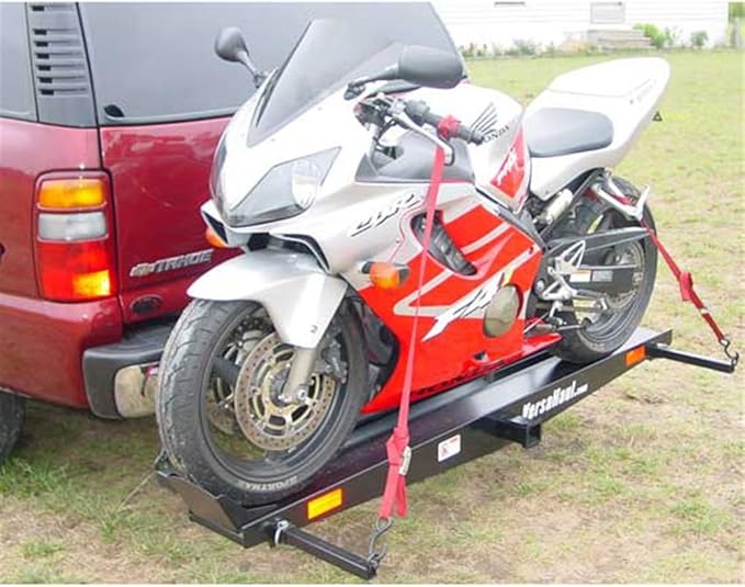 versahaul dirt bike hitch carrier with ramp
