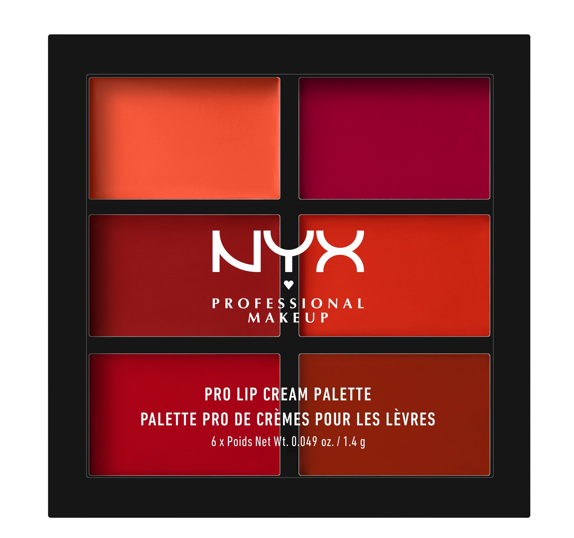 NYX Pro Lip Cream Palette - 03 The Reds