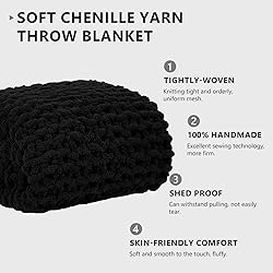 L'AGRATY Chunky Knit Blanket