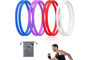 8pcs Patellar Tendon Support Straps, Silicone Patella Band Stabilizer with Storage Bag Elastic Patella Knee Brace for Men Wom