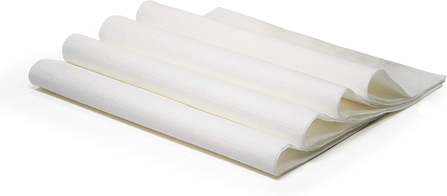 " OCCASIONS" 50 Plates Pack (25 Guests)-Heavyweight Wedding Party Disposable Plastic Plate Set -25 x 10.5'' Dinner + 25 x 7.5'' Salad/Dessert plates (Plain White): Kitchen & Dining