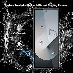 Cmiuubrer 2 Pack Outer Privacy Tempered Glass for